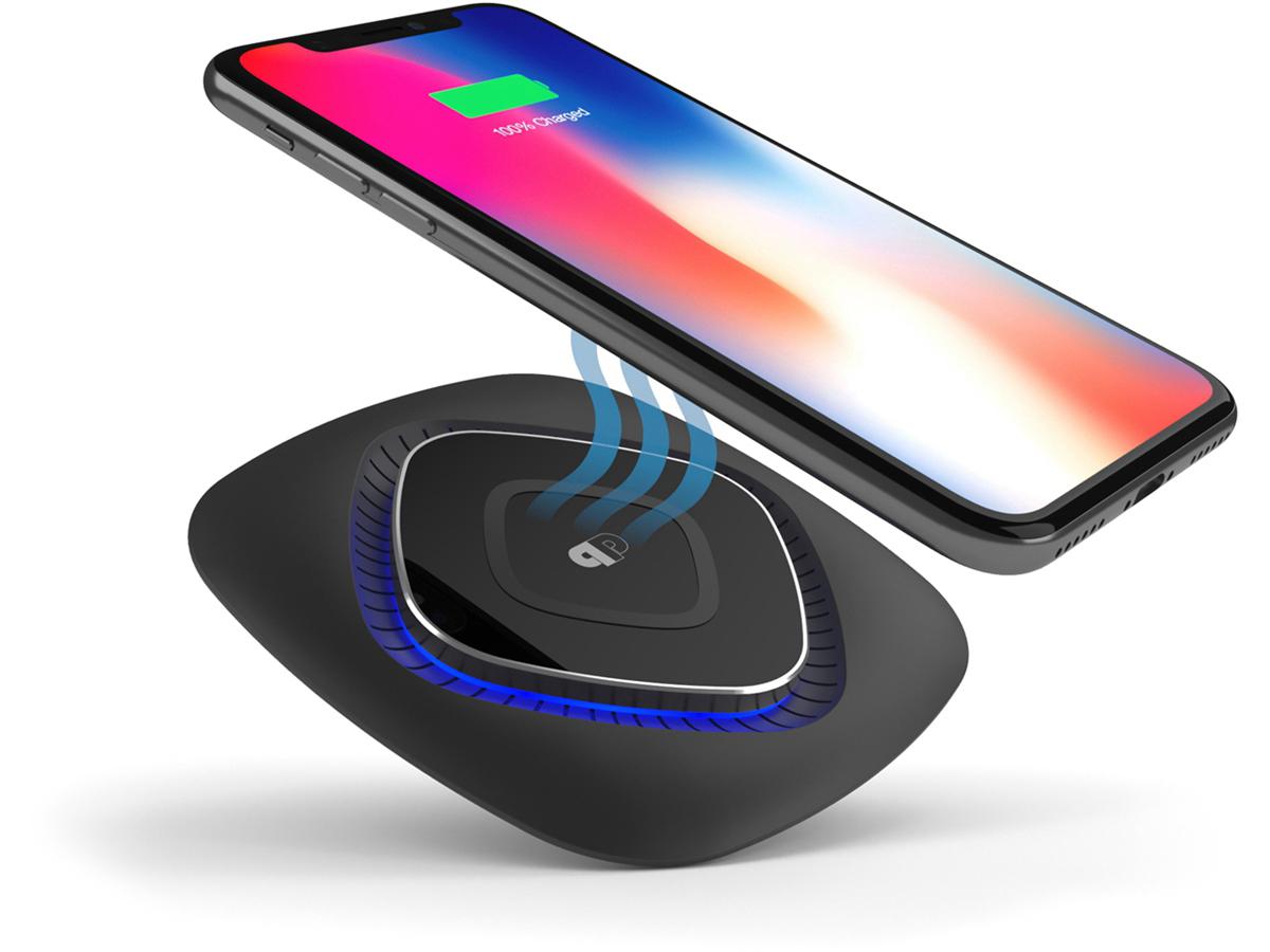 Press Play ChargeWAVE Base - Universal Qi Fast Wireless Charging Pad 7.5W/10W