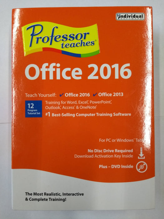 Professor Teaches Office 2016 & 2013 (English/French)