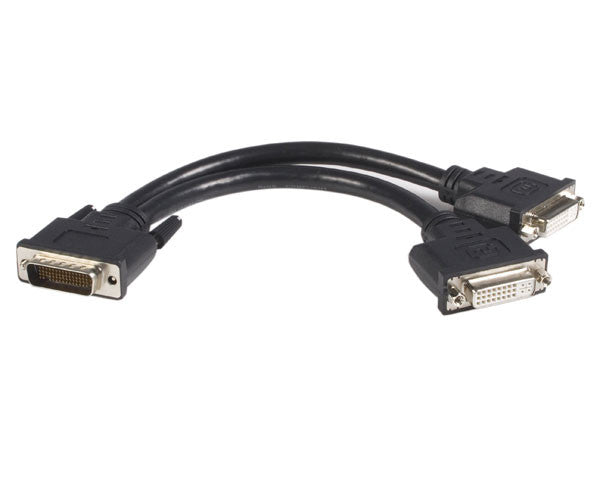 8" LFH 59 Male to Dual Female DVI I DMS 59 CABLE