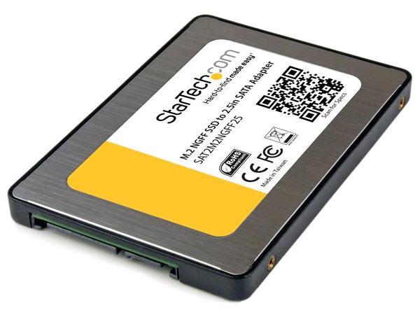 M.2 SSD to 2.5-Inch SATA III Adapter with Protective Housing -- 1 Year StarTech Warranty