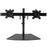 Dual-Monitor Stand - Horizontal - Black - For up to 24" (17.6lb/8kg)