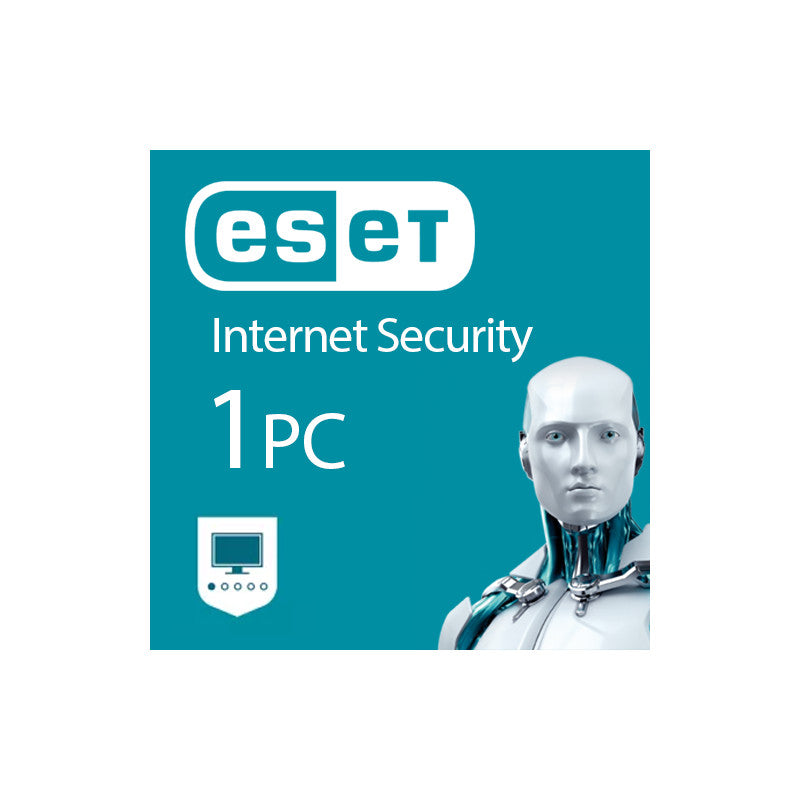 Eset Internet Security  - 1 User - 1 Year License -- Retail Sleeve BIL PC/Android/Mac/Linux