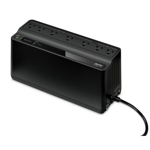 APC BE600M1 Back-UPS 600 VA 330 Watts, 120VA, 7 Outlets Uninterruptible Power Supply (UPS) with USB charging Port -- 2 Year APC Warranty