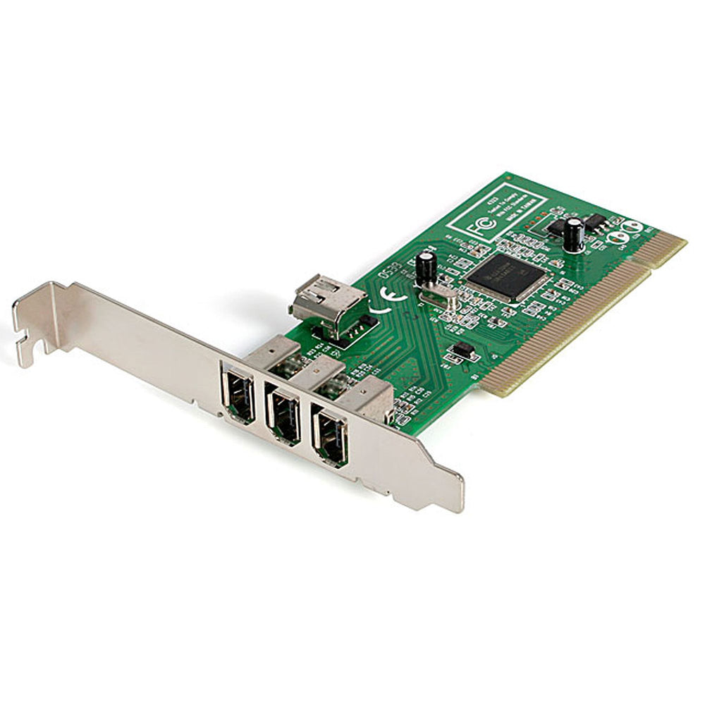 4 port PCI 1394a FireWire Adapter Card - 3 External 1 Internal -- StarTech Warranty