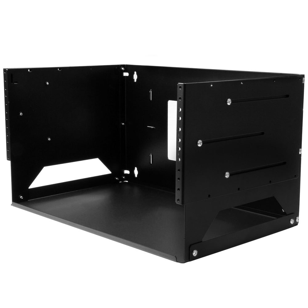 Wall-Mount Server Rack with Built-in Shelf - Solid Steel - 4U -- Limited Lifetime Startech Warranty